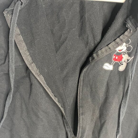 Disney Hoodie The Original Mickey Mouse Sweatshirt Zip Jacket M 7 9 Women - Picture 6 of 8